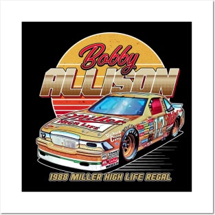 Bobby Allison 1988 Retro Posters and Art